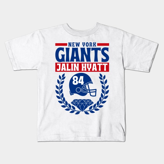 New York Giants Jalin Hyatt 84 American Football Kids T-Shirt by Astronaut.co